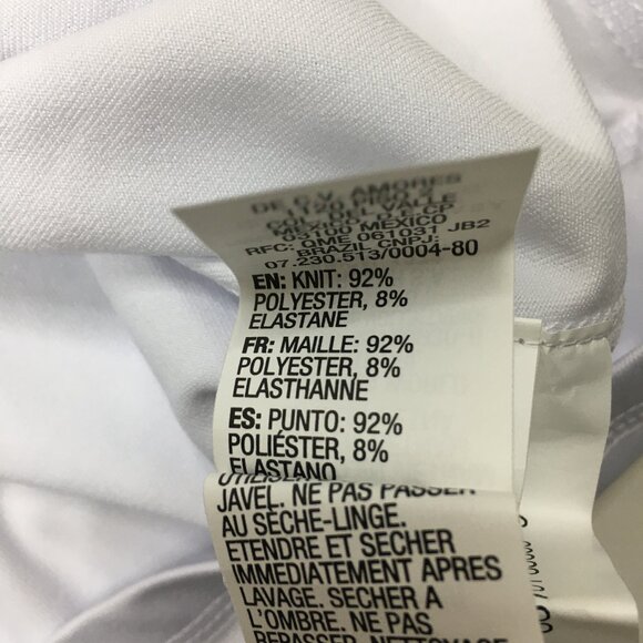 NWT ROXY White UPF50+ Mock Neck Swim Beach Surf Flatlock Activewear Shirt Top - Picture 3 of 9